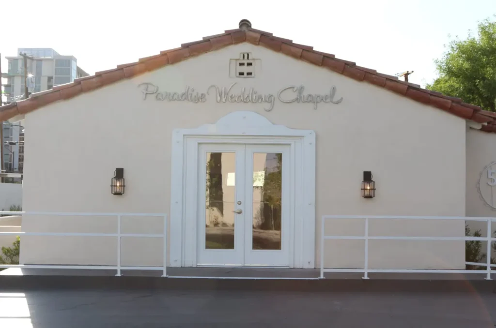 Paradise wedding chapel photos